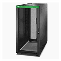 APC Easy Rack 600mm/24U/800mm, with Roof, Side panel,castors,feet and 4 Brackets, No Bottom, black