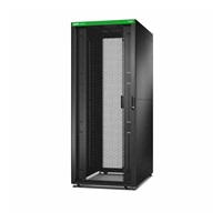 APC Easy Rack 800mm/42U/1200mm,with Roof, Side panel, castors, feet and 4 Brackets, No Bottom, black