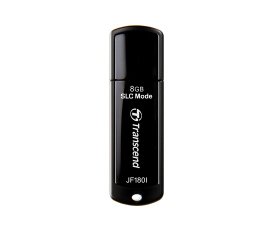 TRANSCEND Flash Disk 8GB JetFlash JF180I, SLC, USB 3.0 (R:155/W:135 MB/s), wide-temp, černá