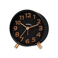 TechnoLine Modell F analogový budík, černý