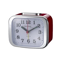 TechnoLine Modell XL analogový budík, červený