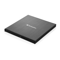 VERBATIM externí mechanika Slimline Blu-ray Writer (USB-C, USB 3.0)  Zdarma BR Disc 25GB (CD DVD BD + NERO