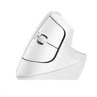 Logitech Lift Vertical Ergonomic Mouse for Business, Mac, off-white/pale grey