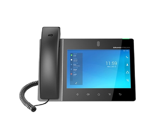 Grandstream GXV3480, IP video-telefon s Androidem 11, 16 linek, 16 SIP účtů, 2MPx CMOS kamera, Wi-Fi, 8" LCD