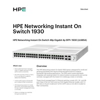 HPE Networking Instant On Switch 48p Gigabit 4p SFP+ Fanless 1930 JL685A (fanless)