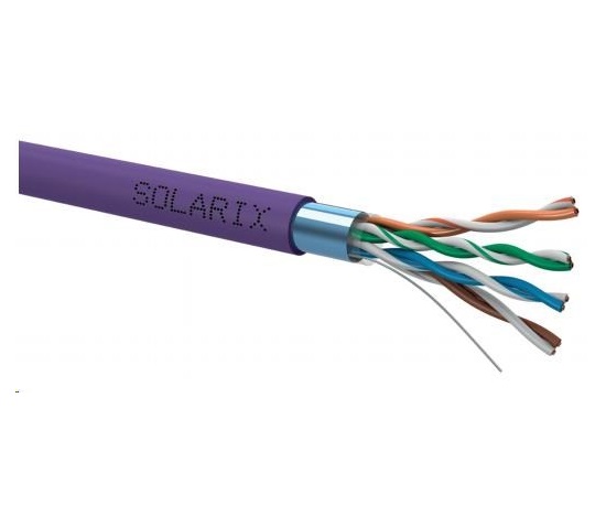 BAZAR - Instalační kabel Solarix FTP, Cat5E, drát, LSOH, box 305m SXKD-5E-FTP-LSOH - poškozený obal