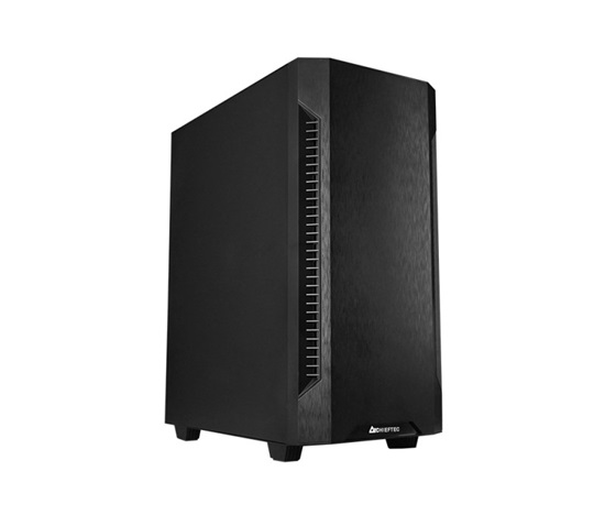 CHIEFTEC skříň AS-01B-OP, mini-ITX, Black, bez zdroje