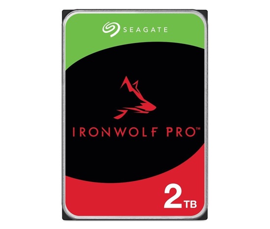 SEAGATE HDD 2TB IRONWOLF PRO (NAS), 3.5", SATAIII, 7200 RPM, Cache 256MB