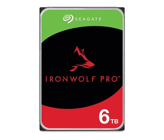 SEAGATE HDD 6TB IRONWOLF PRO (NAS), 3.5", SATAIII, 7200 RPM, Cache 256MB