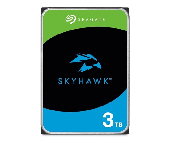 SEAGATE HDD 3TB SKYHAWK, 3.5", SATAIII, 5400 RPM, Cache 256MB