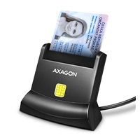 AXAGON CRE-SM4N, USB-A StandReader czytnik kart identyfikacyjnych, kabel 1,3 m
