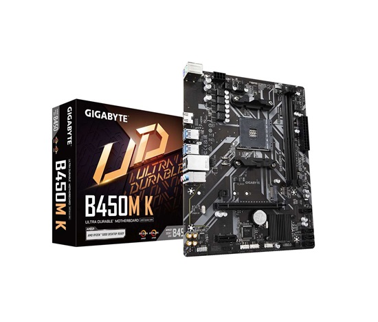 GIGABYTE MB Sc AM4 B450M K, AMD B450, 2xDDR4, 1xHDMI, mATX