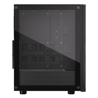 ENDORFY Case Ventum 200 Air, Průhledná bočnice, ATX, 4x120mm, černá
