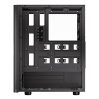 ENDORFY Case Ventum 200 Air, Průhledná bočnice, ATX, 4x120mm, černá