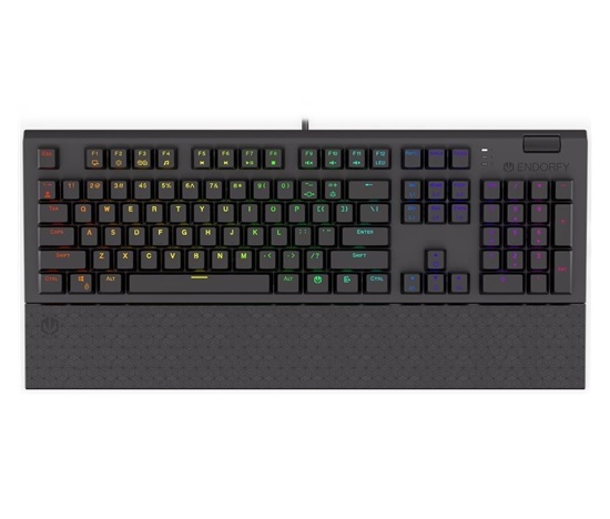 Endorfy herní klávesnice Omnis Kaihl BR RGB / USB / brown switch / drátová /mechanická/US layout/černá RGB