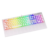 ENDORFY Klávesnice Omnis Pudding Onyx White Brown, Mechanická, USB, ARGB, bílá