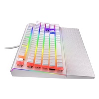 ENDORFY Klávesnice Omnis Pudding Onyx White Brown, Mechanická, USB, ARGB, bílá