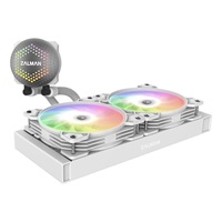 Zalman vodní chladič CPU ALPHA24 White / 2 x 120 mm / PWM / ARG / bílá