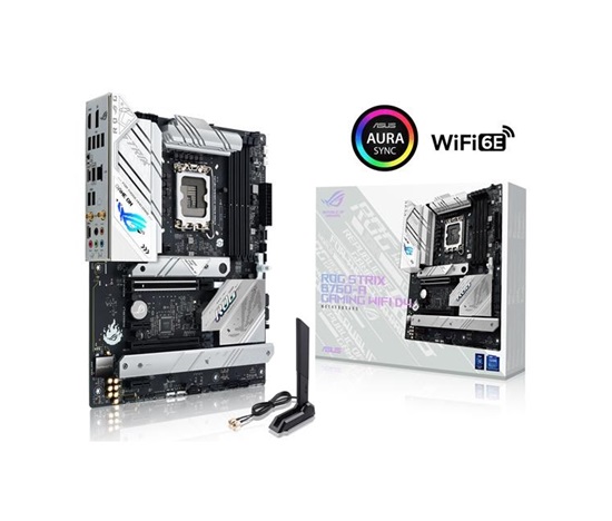 ASUS MB Sc LGA1700 ROG STRIX B760-A GAMING WIFI D4, Intel B760, 4xDDR4, 1xDP, 1xHDMI, WI-FI