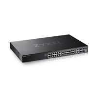 Zyxel XGS2220-30, L3 Access Switch, 24x1G RJ45 2x10mG RJ45, 4x10G SFP+ Uplink, incl. 1 yr NebulaFlex Pro