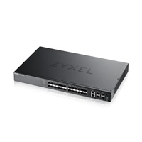 Zyxel XGS2220-30F, L3 Access Switch, 24x1G SFP, 2x10mG RJ45, 4x10G SFP+ Uplink, incl. 1 yr NebulaFlex Pro