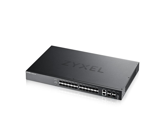 Zyxel XGS2220-30F, L3 Access Switch, 24x1G SFP, 2x10mG RJ45, 4x10G SFP+ Uplink, incl. 1 yr NebulaFlex Pro