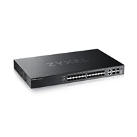 Zyxel XGS2220-30F, L3 Access Switch, 24x1G SFP, 2x10mG RJ45, 4x10G SFP+ Uplink, incl. 1 yr NebulaFlex Pro