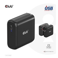 Club3D cestovní nabíječka 100W GAN technologie, USB-IF TID certified, USB Type-C, Power Delivery(PD) 3.0 Support