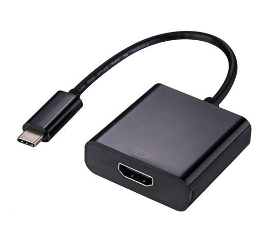 Adaptér C-TECH Type-C na HDMI, M/F, 15cm