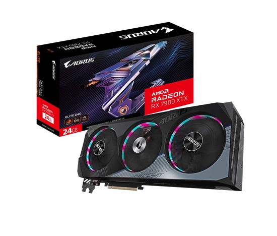 GIGABYTE VGA AMD Radeon RX 7900 XTX AORUS ELITE 24G, 24G GDDR6, 2xDP, 2xHDMI