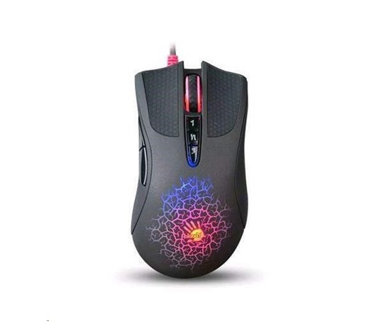 A4tech herní myš BLOODY A90 Blazing, až 6200DPI, V-Track technologie, USB, CORE 3