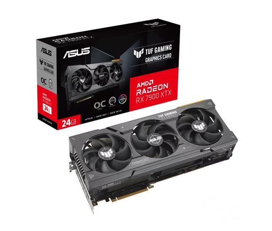 ASUS VGA AMD Radeon RX 7900 XTX TUF GAMING OC 24G, 24G GDDR6, 3xDP, 1xHDMI