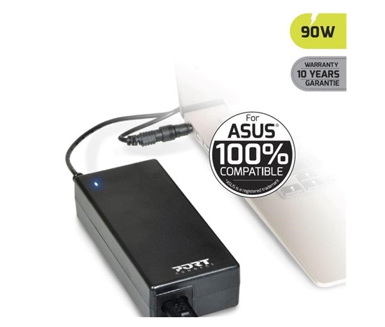 PORT napájecí adaptér k notebooku Asus (5x konektor), 90 W, 19 V, 4,74 A