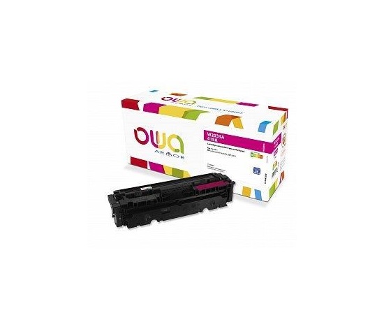 OWA Armor toner pro HP Laserjet M 450, 454, 455, 470, 479, 2100 stran, W2033A, magenta/červená