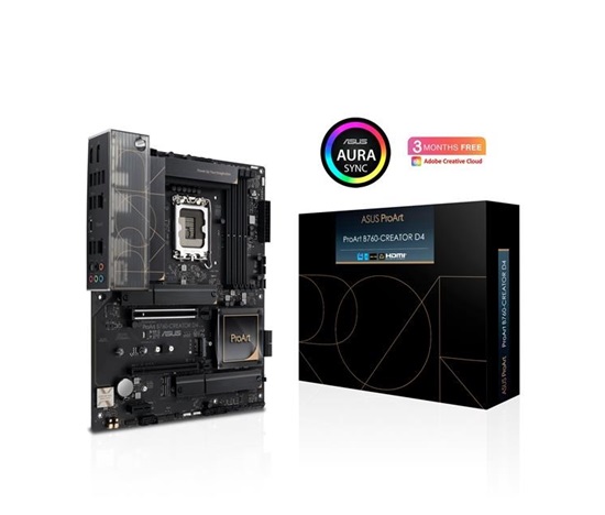ASUS MB Sc LGA1700 PROART B760-CREATOR D4, Intel B760, 4xDDR4, 1xDP, 1xHDMI