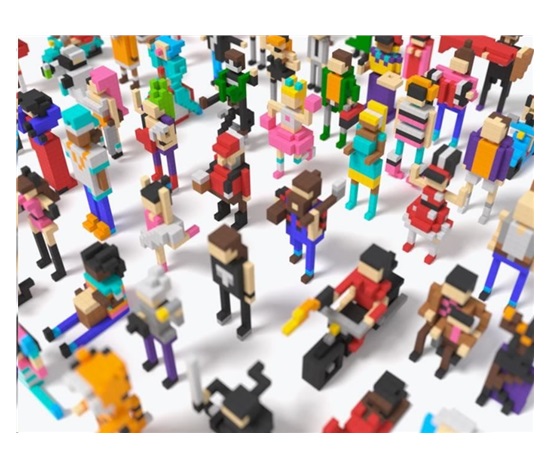 BAZAR - PIXIO Flags magnetická stavebnice - Poškozený obal (Komplet)