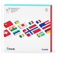 BAZAR - PIXIO Flags magnetická stavebnice - Poškozený obal (Komplet)