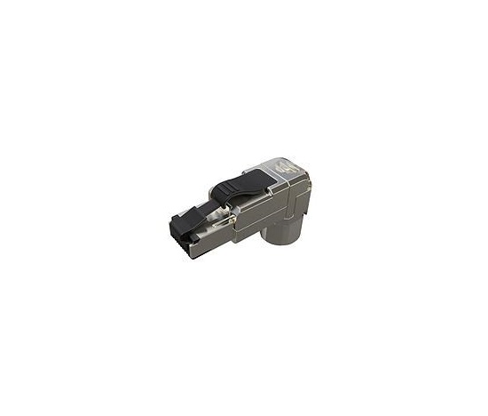 Solarix Konektor MPTL 90° RJ45 CAT6 STP samořezný SXRJ45-6-STP-BK-SA-U