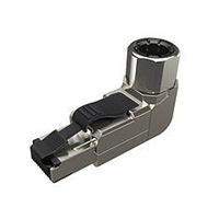 Solarix Konektor MPTL 90° RJ45 CAT6 STP samořezný SXRJ45-6-STP-BK-SA-U