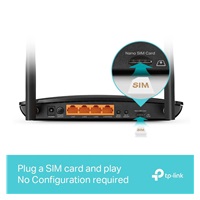 TP-Link Archer MR500 OneMesh WiFi5 router (AC1200,4G LTE,2,4GHz/5GHz,Cat6,3xGbELAN,1xGbEWAN/LAN,1xNanoSIM)