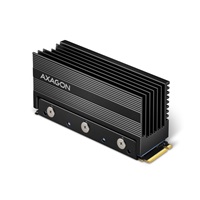 AXAGON CLR-M2XL, aluminiowy pasywny radiator dla jedno- i dwustronnych dysków M.2 SSD, wysokość 36 mm