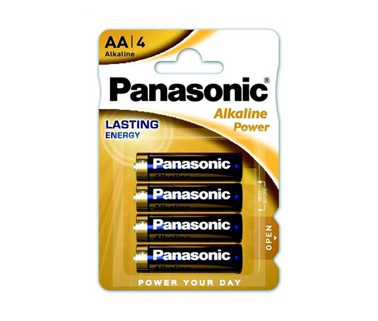 PANASONIC Alkalické baterie Alkaline Power LR6APB/4BP AA 1,5V (Blistr 4ks)