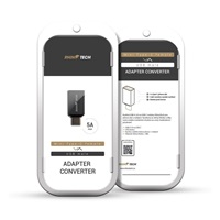 RhinoTech redukce USB-C (M) na USB-A (F), OTG, černá