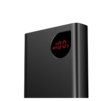 Baseus Adaman kovová powerbanka s digitálním displejem QC 20000mAh 22.5W, černá