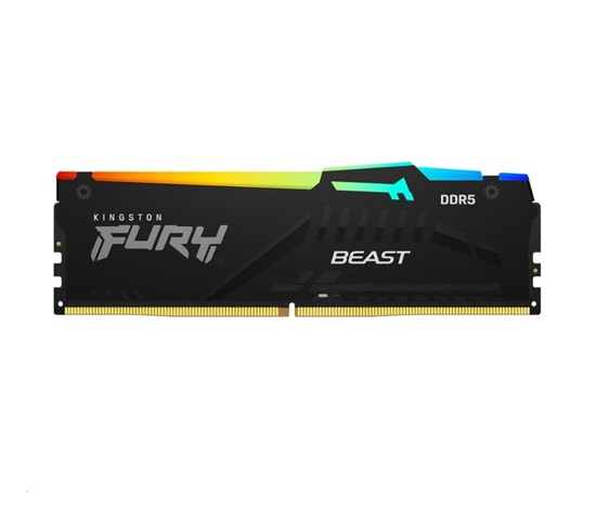 DIMM DDR5 32GB 6000MT/s CL40 KINGSTON FURY Beast RGB XMP