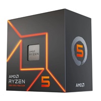 CPU AMD RYZEN 5 7600, 6-core, 3.8GHz, 38MB cache, 65W, socket AM5, BOX