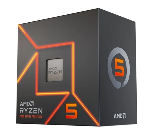 CPU AMD RYZEN 5 7600, 6-core, 3.8GHz, 38MB cache, 65W, socket AM5, BOX