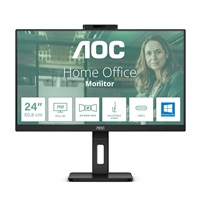 AOC MT IPS LCD WLED 23,8" 24P3CW - IPS panel, 1920x1080, 300cd, 2xHDMI, DP, USB-C, 4xUSB 3.2, pivot, repro, webcam
