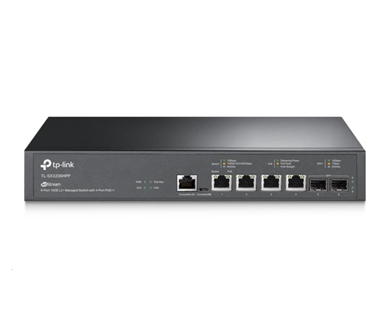 TP-Link OMADA JetStream switch TL-SX3206HPP (4x10GbE, 2xSFP+, 4xPoE++, 200W, 2xconsole)