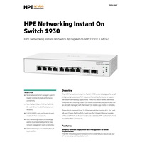 HPE Networking Instant On Switch 8p Gigabit 2p SFP (fanless) 1930